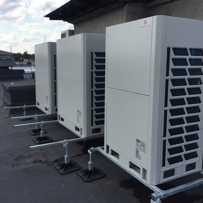 Установка VRF Dantex с кассетными блоками